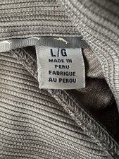 Tommy Bahama Men's Gray Quarter Zip Pullover Sweater Long Sleeve, Size Large