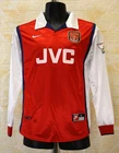 Arcenal FC 1998-99 home jersey shirt Overmars #11