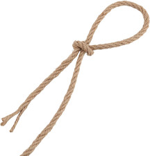 6mm Thick Jute Rope, 328 Feet Twisted Jute Twine, 6mmx100m Hemp Rope String f...