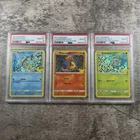 25th Anniversary Charmander Bulbasaur Squirtle Holo Gem Mint- PSA 10 SET
