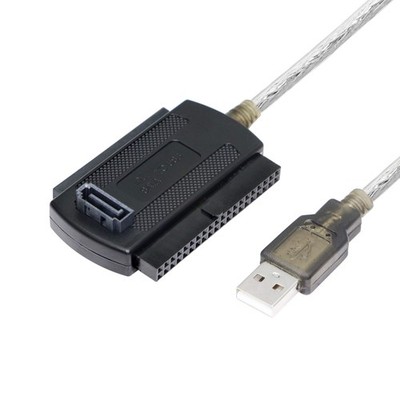 1.8 ft USB 2.0 to IDE SATA Adapter Converter Cable for 2.5/3.5/5.25'' HDD
