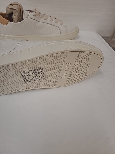Soludos Oasis White Leather Sneakers Women's Size 7 Ibiza Platform Shoes NEW - Picture 5 of 8