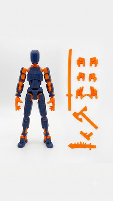 Dummy 13 Action Figure T13 3D Printed Multi-Jointed Movable Robot Model Toy Gift