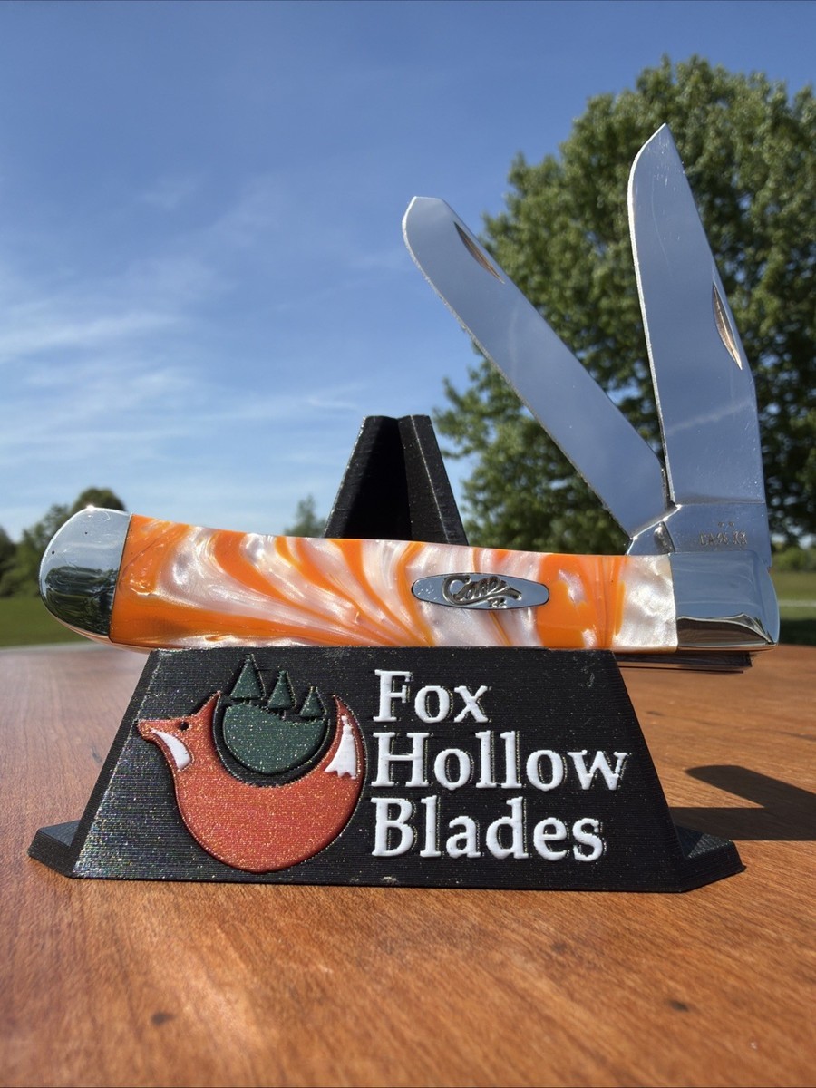 Case XX 2026 Corelon Tennessee Orange/White 9254 Trapper Knife | eBay