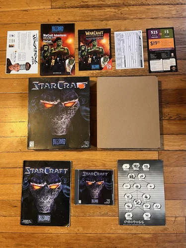 StarCraft PC Game Big Box 1998 COMPLETE