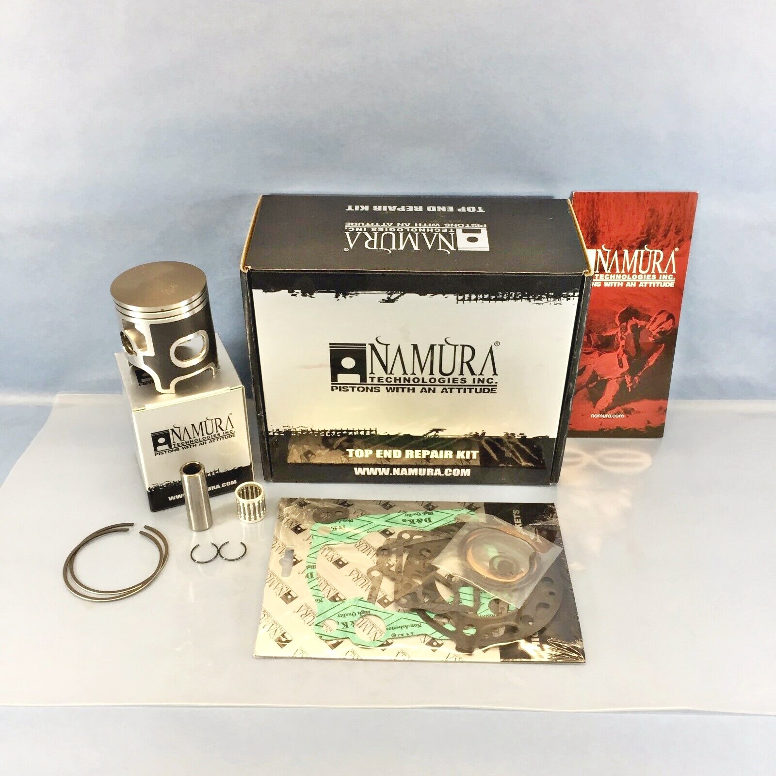 NEW KAWASAKI KX250 66.35MM STD NAMURA PISTON TOP END REBUILD KIT 2004