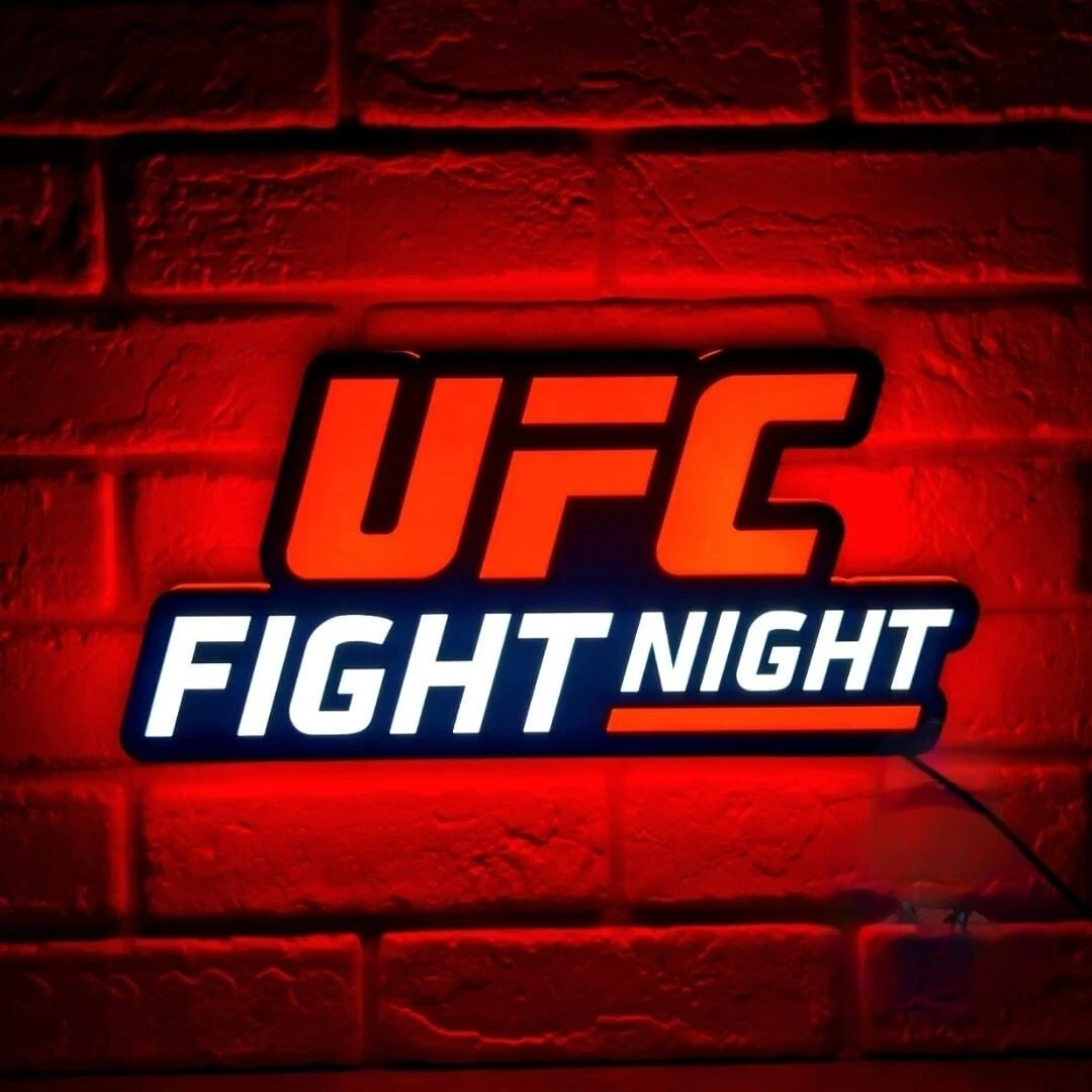 UFC Fight Night tonight 3D Fully Dimmable Powered by USB Powered with Dimmer