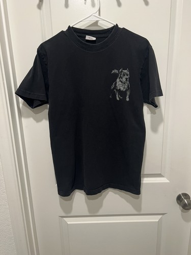 U-Top Rude Dog New Breed Pit Bull 2000's Graphics Shirt Size M Black - Picture 2 of 6