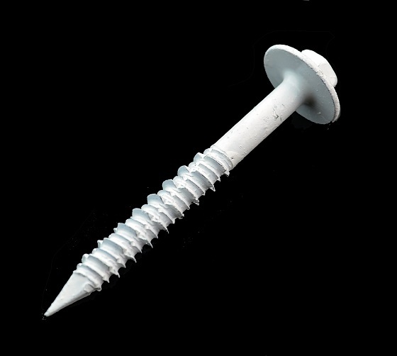Ceramic Coated Washer Hex Head Concrete Screw 1/4 x 2 1/4" 50 qty