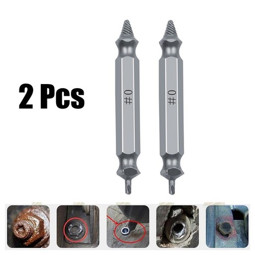 Extractor de tornillos dañado de ingeniería de precisión 2 piezas para tornillos problemáticos - Imagen 22 de 24