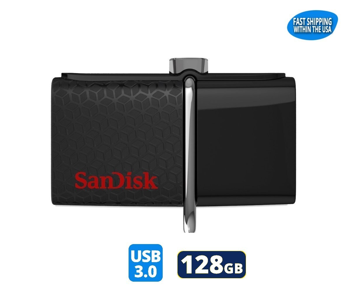 Sandisk Ultra Dual OTG 128GB 3.0 Flash Drive Thumb Drive Pen Drive