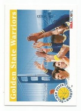 GOLDEN STATE WARRIORS 1992-93 HOOPS TEAM CARD MINT CONDITION