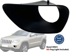 2011 2012 2013 Jeep Grand Cherokee Fog Light Bezel Driver Left Side CH1038120