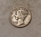 1919-D Mercury Dime * VG/Fine * 90% Silver * XD849