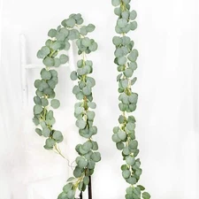 2PCS Eucalyptus Garlands Artificial Greenery Silk Wall Decor Flower Arrangement