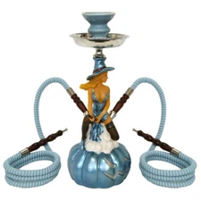 inhale Halloween Magic Hookah - 2 Hoses, blue