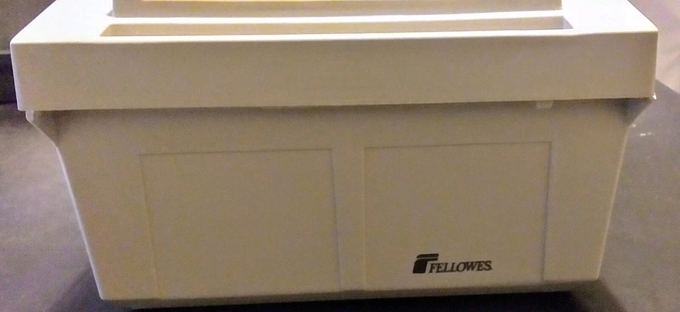 Vintage FELLOWES 5.25 3.5 Multimedia Storage Floppy Disk Storage Box Case 1980s - Image 3 of 4