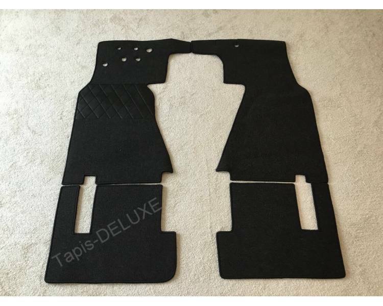 Tapis de sol - Surtapis pour Mercedes-Benz 190SL W121 en moquette noire sur mesure