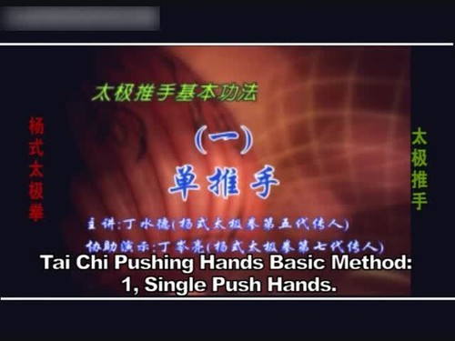 Yang Style Tai Chi - Pushing Hands by Ding Deshui 2DVDs - Video 1 of 1