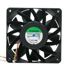 SUNON PSD2412PMB2 12038 24V 15W high air volume double ball three wire speed fan