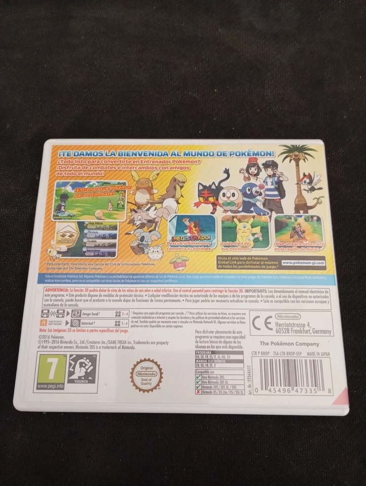Pokemon Sol (Nintendo 3DS, 2016), foto 2 de 3