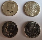 2021-P and 2021-D Kennedy Half Dollars from Mint Rolls