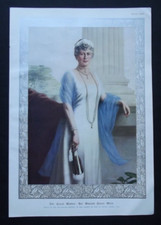 Vintage Print: King George VI Coronation: The Queen Mother Queen Mary, 1937