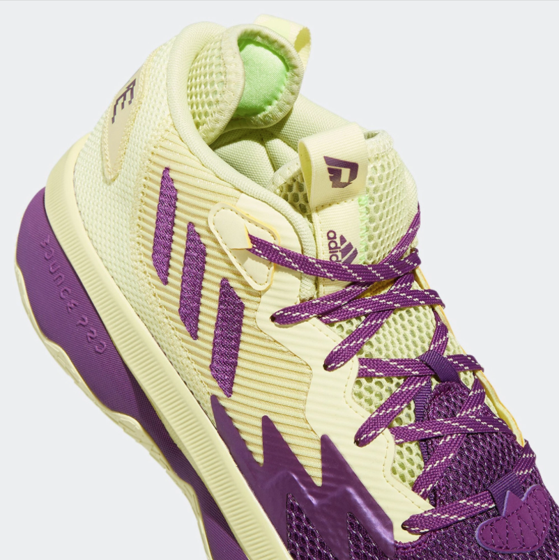 Adidas Dame 8 Lillard Yellow Tint/ Glory Purple GY0383 Men's 13