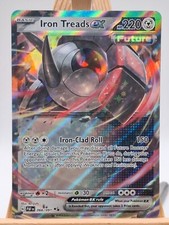 Iron Treads EX, 66/91, Paldean Fates, Holo Rare, NM