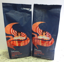 LAVAZZA DOLCEVITA CLASSICO MEDIUM ROAST GROUND COFFEE 32 OZ EXP: 2026 LOT OF 2