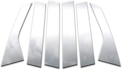 Polished Pillar Post Trim fit for 2015-2023 Ford Edge [6pcs]