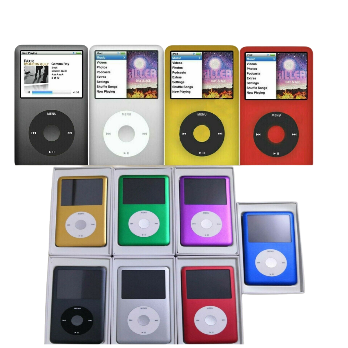 🎁NEW Apple ipod Classic 7th Gen 256GB ( Purple ) MP3 SSD - Sealed