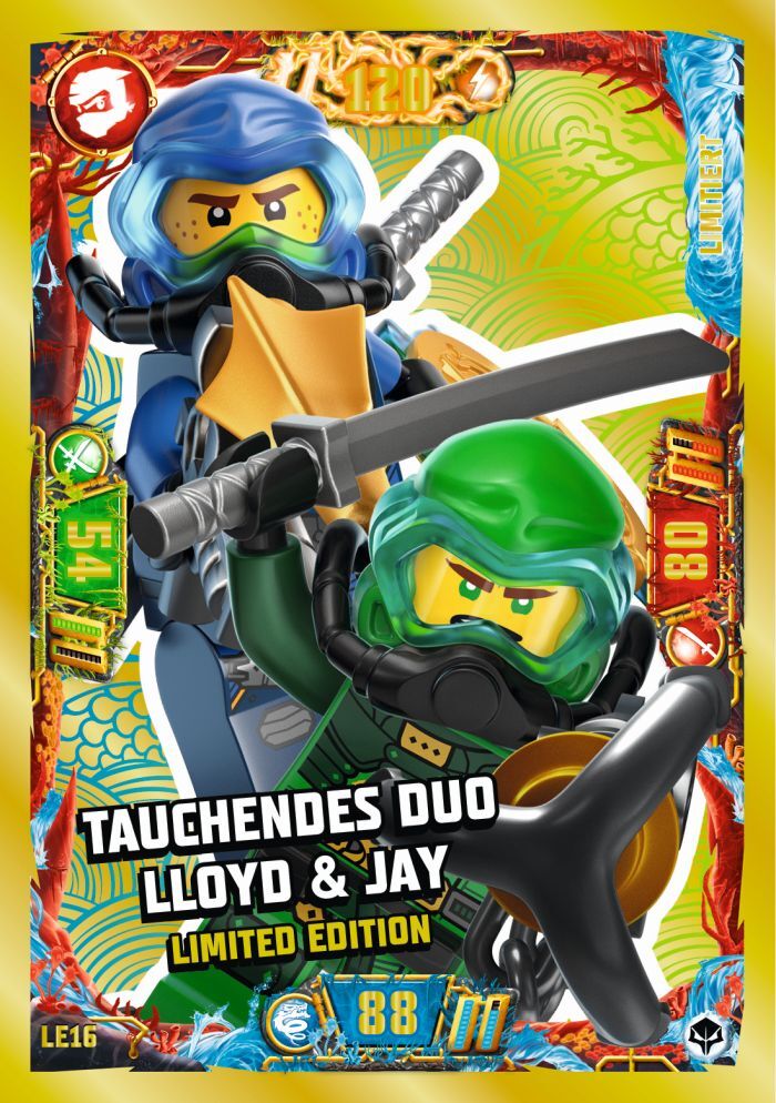 LEGO Ninjago NEXT LEVEL LE16 Diving Duo Lloyd Jay Limited Edition
