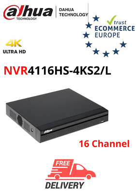 Dahua NVR4116HS-4KS2/L 16-Kanal kompakter 1 HE 1 HDD Netzwerk-Videorecorder