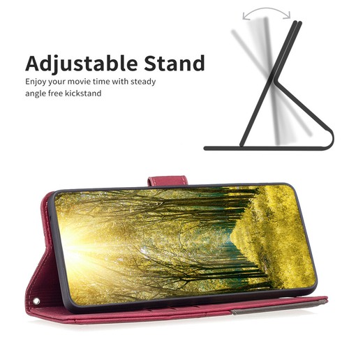 Para Infinix Smart 9, Lujo Geometría Cuero Billetera Ranura para Tarjeta Abatible Estuche Cubierta - Imagen 5 de 31