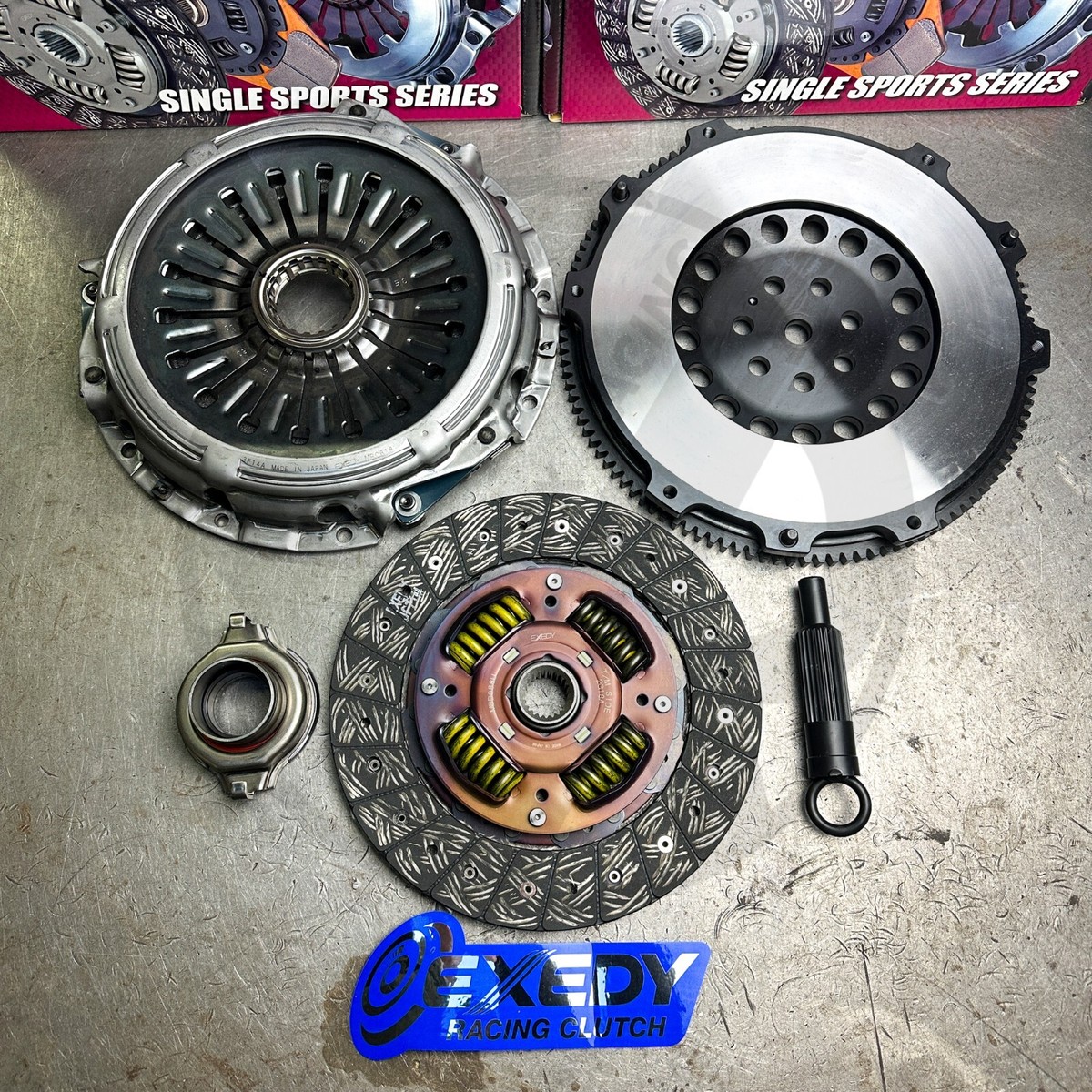 バラキティ EXEDY OEM Clutch Kit & 13lbs FW for 03-06 Mitsubishi Lancer Evo 8