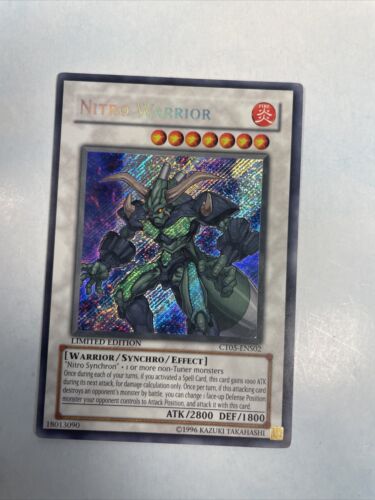 Yu-Gi-Oh! TCG Nitro Warrior 2008 Collector's Tins CT05-ENS02 Limited Secret Rare - Picture 1 of 3