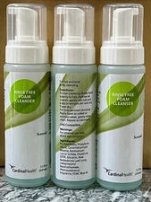 3x Cardinal Health™ Rinse Free FOAM CLEANSER Scented Hair & Body Cleansing 7.1oz