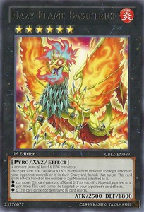 Hazy Flame Basiltrice - CBLZ-EN049 - Rare - Unlimited Edition x3 - Near Mint