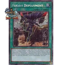 Yugioh! 1x Fusion Deployment RA02-EN065 Platinum Secret Rare 1st Ed NM