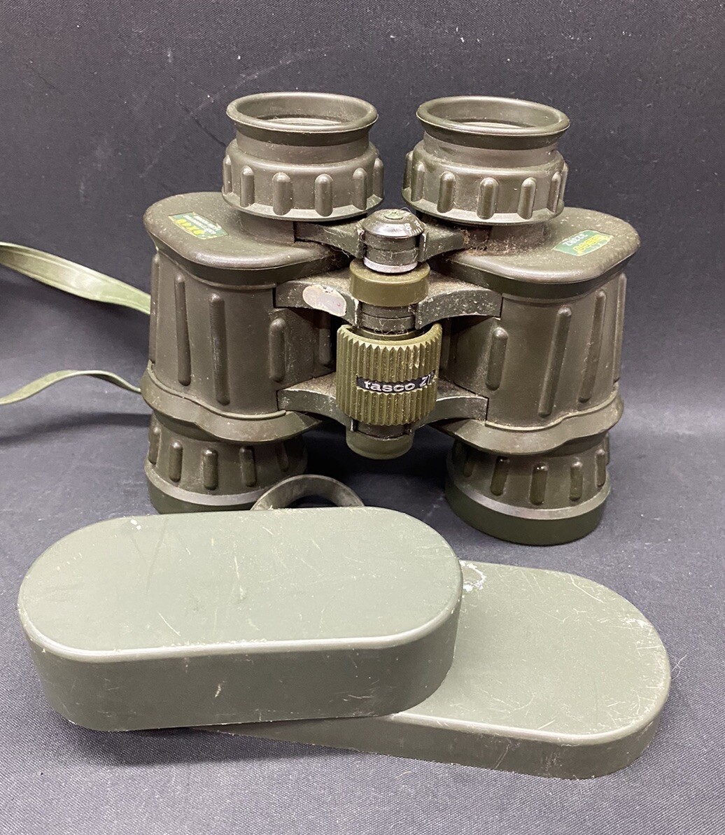 TASCO 323RZ GREEN BINOCULARS 8X40 WIDE ANGLE, 472 FT 1000 YDS