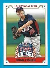 HUGH FISHER 2015 USA Baseball Stars & Stripes Rookie RC #42