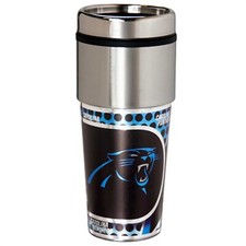 Carolina Panthers 16oz Stainless Steel NFL Travel Mug