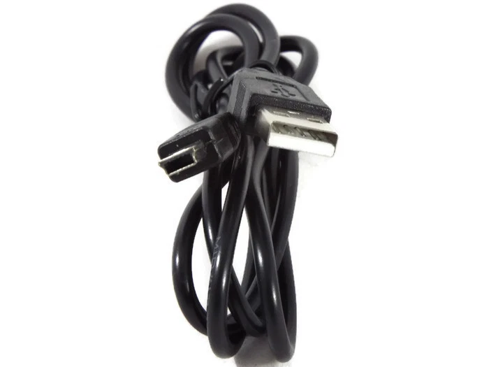 USB Mini B 2.0 5 pin to USB A 2.0 Charging Data and Sync Cord 1m 3ft USA SELLER - Image 3 of 4