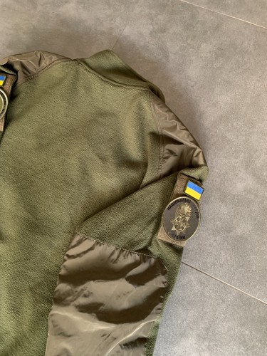 Ukrainian Military Fleece Combat Jacket - National Guard Issue - Size 2XL/L - Picture 10 of 12
