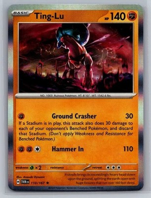 Pokemon Twilight Masquerade /167 Base & Holos Pick Choose Card Complete Your Set