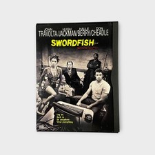 Swordfish DVD 2001 John Travolta Hugh Jackman Halle Berry Thriller