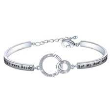 Your Wings Were Ready But My Heart Was Not Bracelet Loss of Loved One Gift Memor