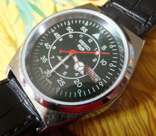 Seiko Dark Green "Fleiger Style" Field Dial 36mm Gent's Automatic Wind Watch