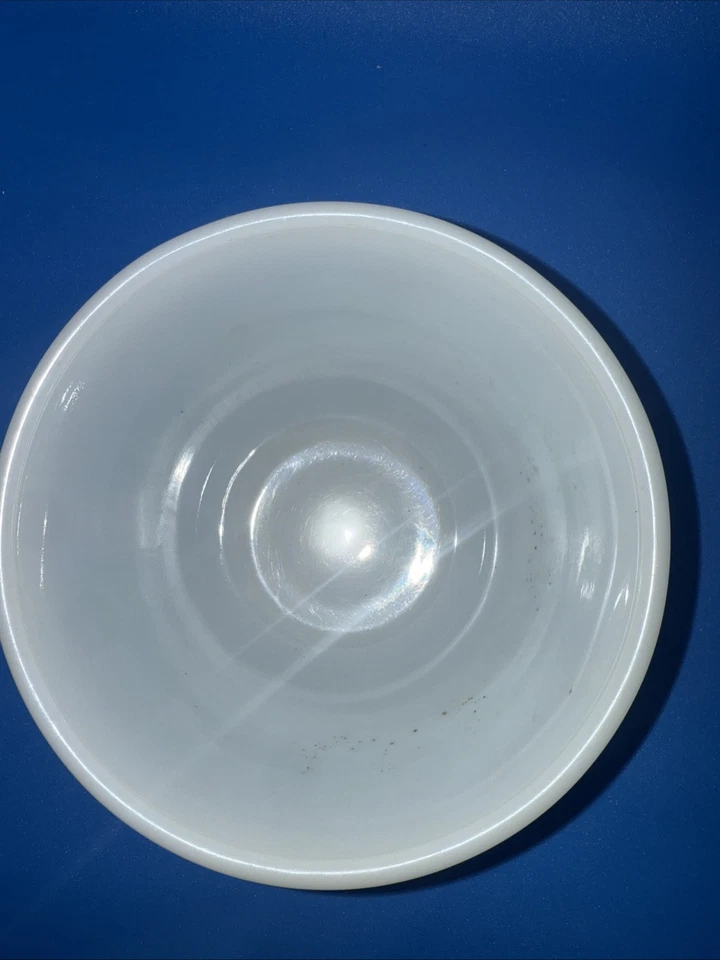 Tigela de Mistura Vintage Pyrex Turquesa Amish Estampa de Manteiga 1,5 Pinta #401 Impecável - Imagem 2 de 3